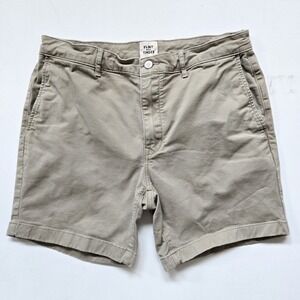 Flint And Tinder‎ Mens 33 Huckberry Chino Tan Khaki Shorts